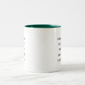 Dromen Werken Niet Modern Grappige Tweekleurige Mo Koffiemok (Center)