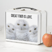 dromen Wisdom van Snowy Owls Family (In situ)