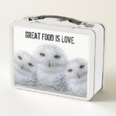 dromen Wisdom van Snowy Owls Family (Achterkant)