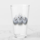 dromen Wisdom van Snowy Owls Family Glas (Achterkant)