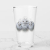 dromen Wisdom van Snowy Owls Family Glas (Voorkant)