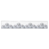 dromen Wisdom van Snowy Owls Family Lange Tafelloper (Horizontaal)