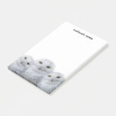 dromen Wisdom van Snowy Owls Family Post-it® Notes (Schuin)