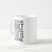 Dromen worden opgebouwd - succes Motivatie Koffiemok (Voorkant links)