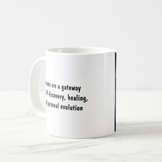 Dromen zijn een gateway Mok (Voorkant links)