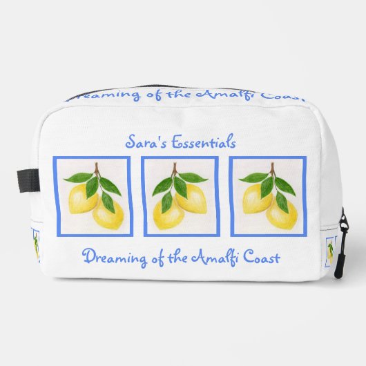 Dromend van de Amalfi-kust Ritssluiting NAME Toebe Toilettasje (Voorkant)