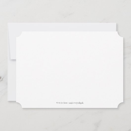 Dromend van een witwaterkerst kaart (Achterkant)