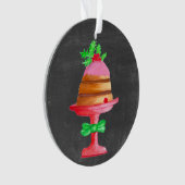 Dromend van een zoete Kerst! Ornament (voorkant)