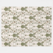 Dromend van herten fleece deken (Voorkant (Horizontaal))