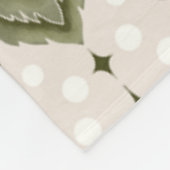 Dromend van herten fleece deken (Hoek)