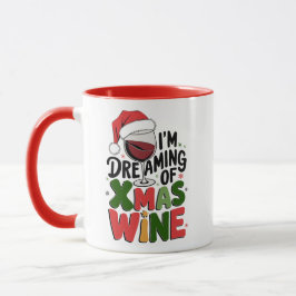 Dromend van Kerstwijn – Feestelijke Kerstman Mok