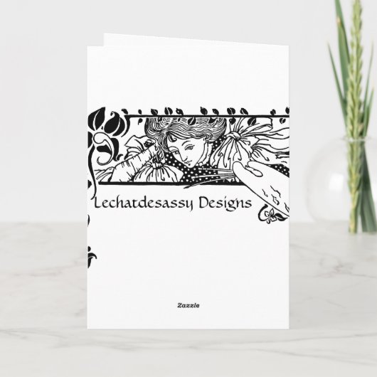 "… dromend van u" de kaart van Maxfield Parrish (Achterkant)