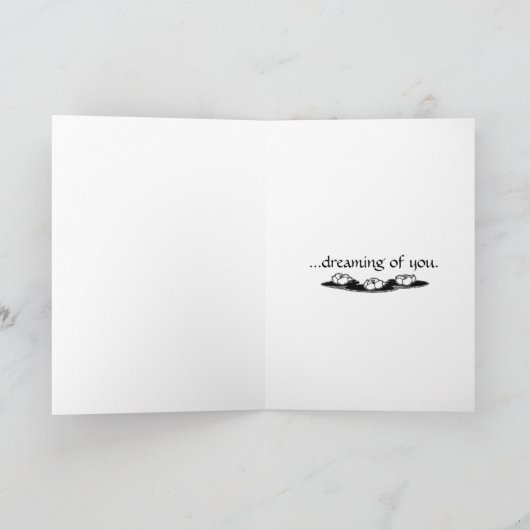 "… dromend van u" de kaart van Maxfield Parrish (Binnen)