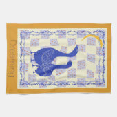 Dromende ganzen keukenhanddoek (Horizontaal)