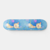 Dromende Kat Persoonlijk Skateboard (Horizontaal)