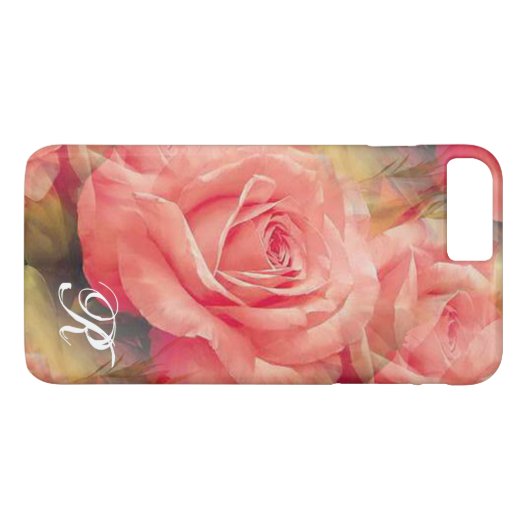 Dromende Rozen Case-Mate iPhone Case (Achterkant (Horizontaal))