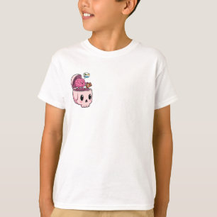 Dromende Schedel met Vakantie Brein Kinderen T-shirt