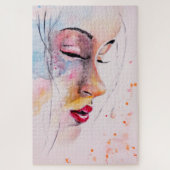Dromende vrouw puzzels (Verticaal)