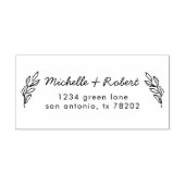 Dromenvelden | Retouradres Rubberen stempel (Design)