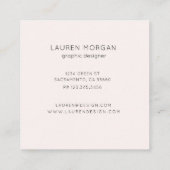 Dromenvelden | Vierkant Visitekaartje (Achterkant)