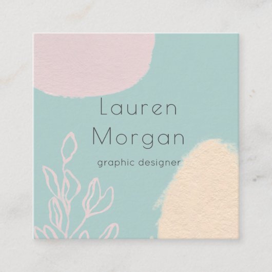 Dromenvelden | Vierkant Visitekaartje (Voorkant)