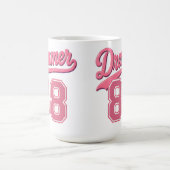 Dromer 88 Stijlvol Script Ontwerp Koffiemok (Center)