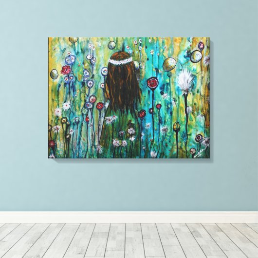 dromer canvas afdruk (Insitu (Houten vloer))