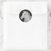 dromer ronde sticker (Tas)