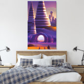 Dromer van koude fusie canvas afdruk (Insitu (Slaapkamer))