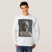 Dromerig Aquarel T-shirt met Whimsical Ban Bloc (Voorkant volledig)