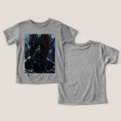 Dromerig Aquarel T-shirt met Whimsical Ban Bloc (Ontwerp Voorkant & Achterkant)