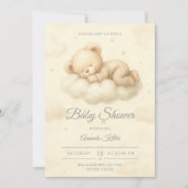 Dromerig Baby shower Uitnodiging (Voorkant)