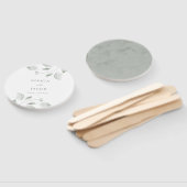 dromerig blad handwaaier (Niet-gemonteerd)