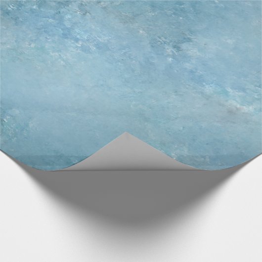 Dromerig Blauw Cadeaupapier (Hoek)