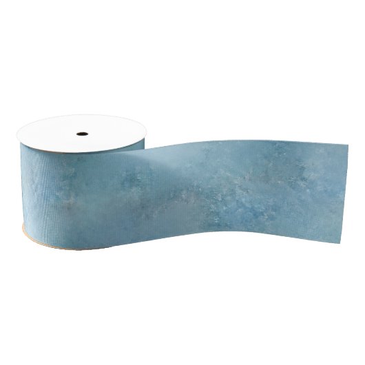 Dromerig Blauw En Grijs Grosgrain Lint (Spoel)