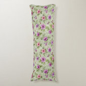 Dromerig Blauw Hartpatroon Lichaamskussen (Voorkant Verticaal)