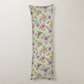 Dromerig Blauw Hartpatroon Lichaamskussen (Achterkant (Verticaal))