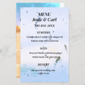 Dromerig blauw "Loop in de weg van de liefde. Efez (Voorkant / Achterkant)