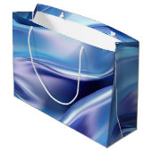  Dromerig Blauw Paarse Vrijgezellenfeest Groot Cadeauzakje (Achterkant Gekanteld)