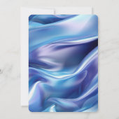  Dromerig Blauw Paarse Vrijgezellenfeest Kaart (Achterkant)