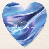  Dromerig Blauw Paarse Vrijgezellenfeest Kartonnen Onderzetters (Voorkant)