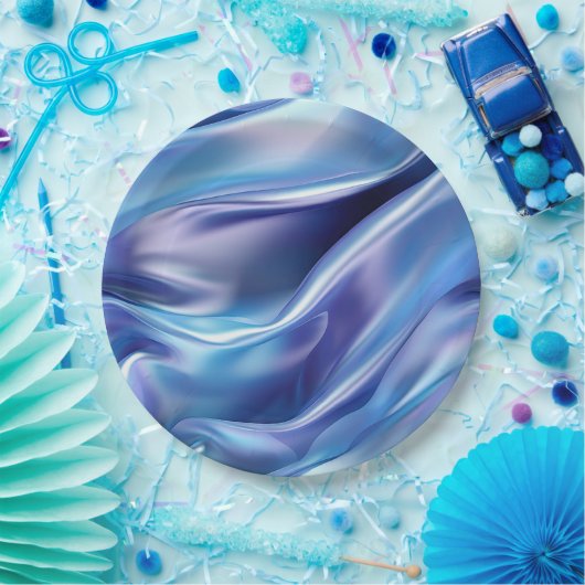  Dromerig Blauw Paarse Vrijgezellenfeest Papieren Bordje (Feest)