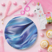  Dromerig Blauw Paarse Vrijgezellenfeest Papieren Bordje (Feest)