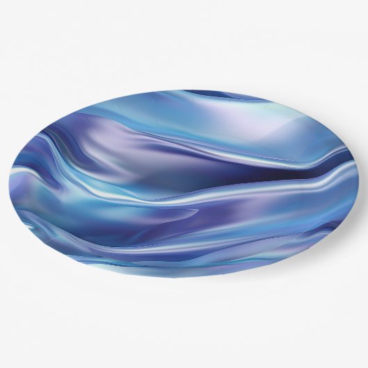  Dromerig Blauw Paarse Vrijgezellenfeest Papieren Bordje (Gekanteld)