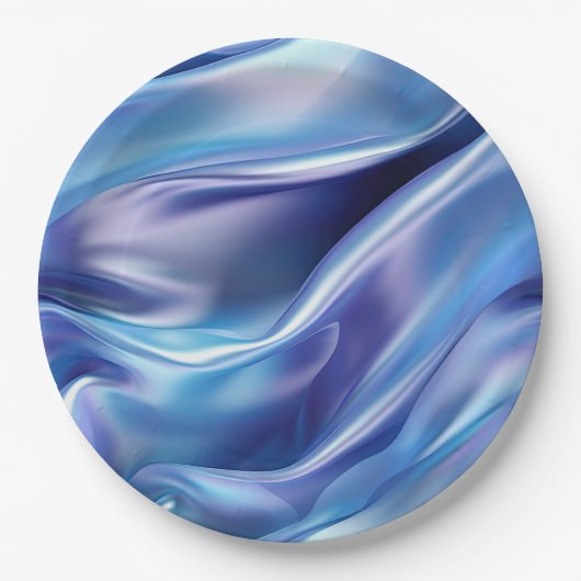  Dromerig Blauw Paarse Vrijgezellenfeest Papieren Bordje (Voorkant)