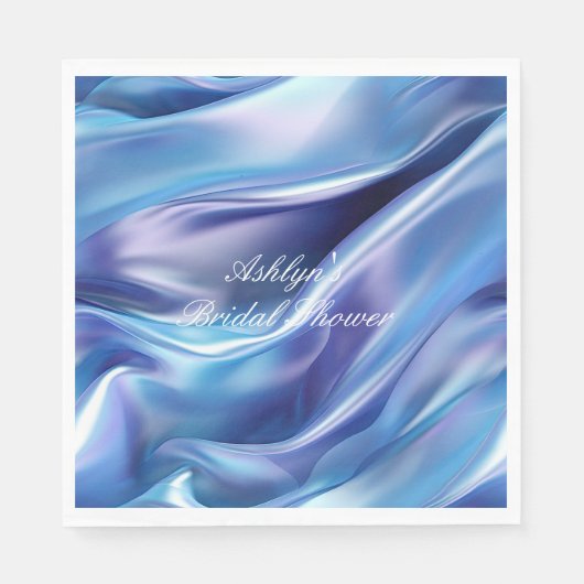  Dromerig Blauw Paarse Vrijgezellenfeest Servet (Voorkant)