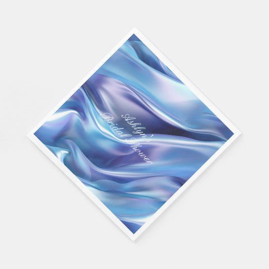  Dromerig Blauw Paarse Vrijgezellenfeest Servet (Hoek)