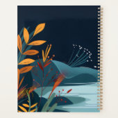 Dromerig bloemenlandschap planner (Achterkant)