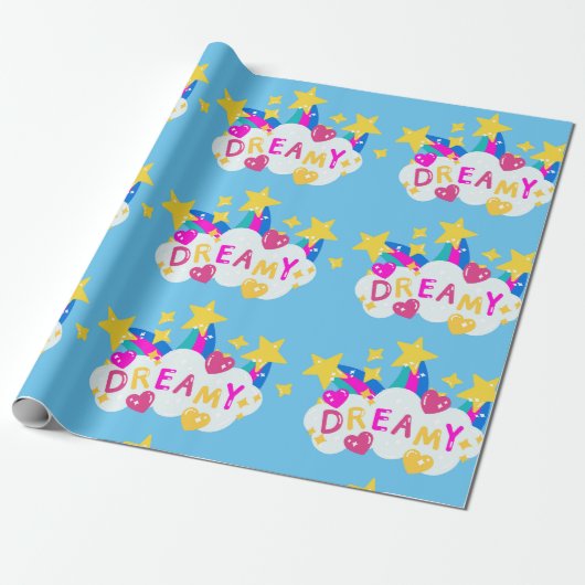dromerig cadeaupapier (Uitgerold)