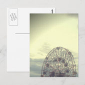 Dromerig Carnaval Ferris Wheel Briefkaart (Voorkant / Achterkant)